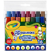 Pip-Squeaks Wacky Tips Markers 16 pk